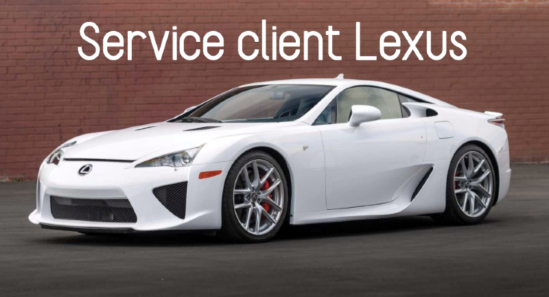 Service client Lexus 